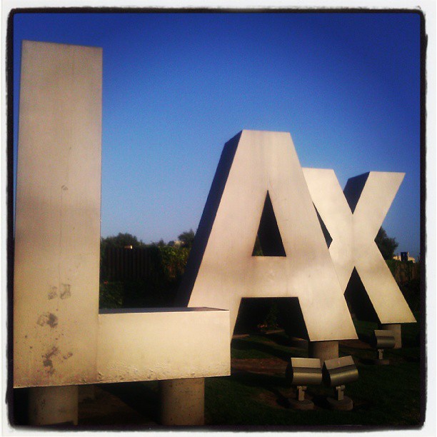 LAX Giant Letters #airport #sign #LosAngeles #LAX