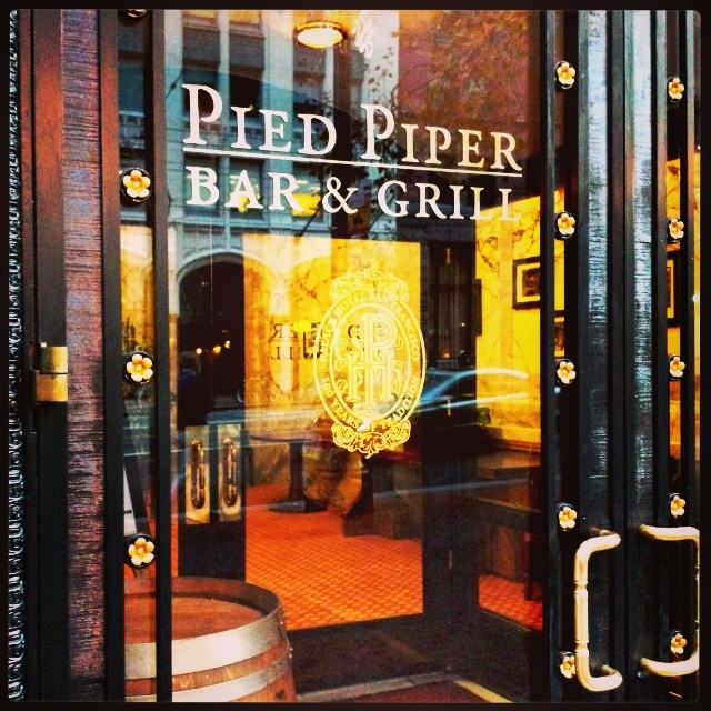 No wonder we haven’t seen much of the Pied Piper lately. He’s busy with his restaurant.