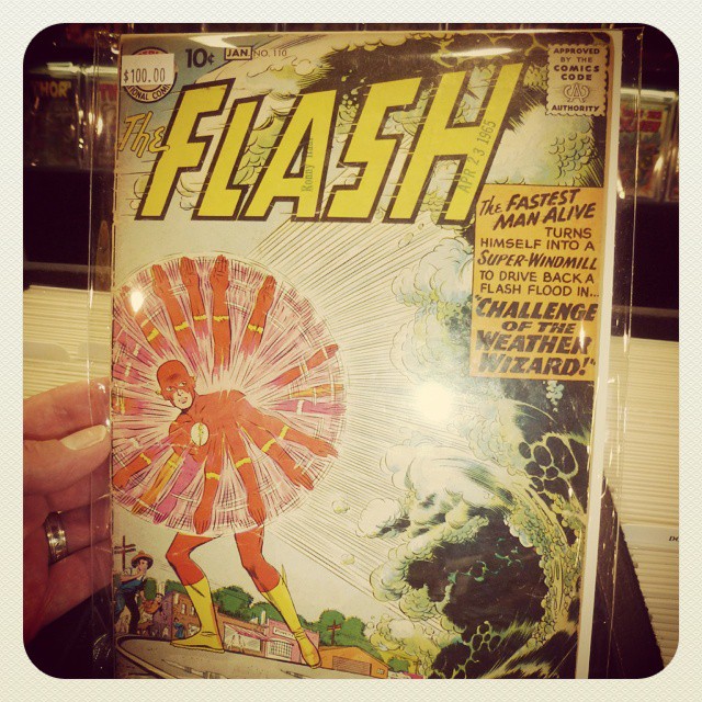 Finding a classic Flash comic at 2013