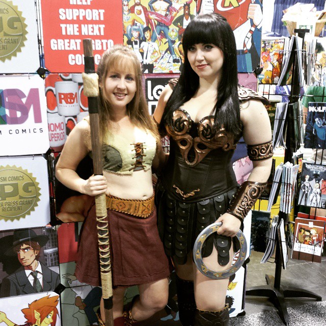 Xena and Gabrielle at
