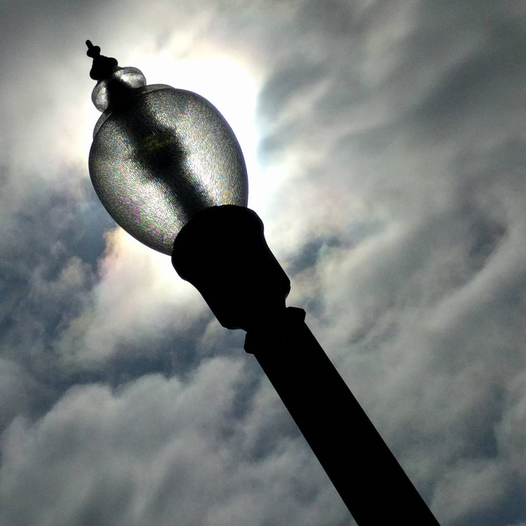 #Lamppost and clouds