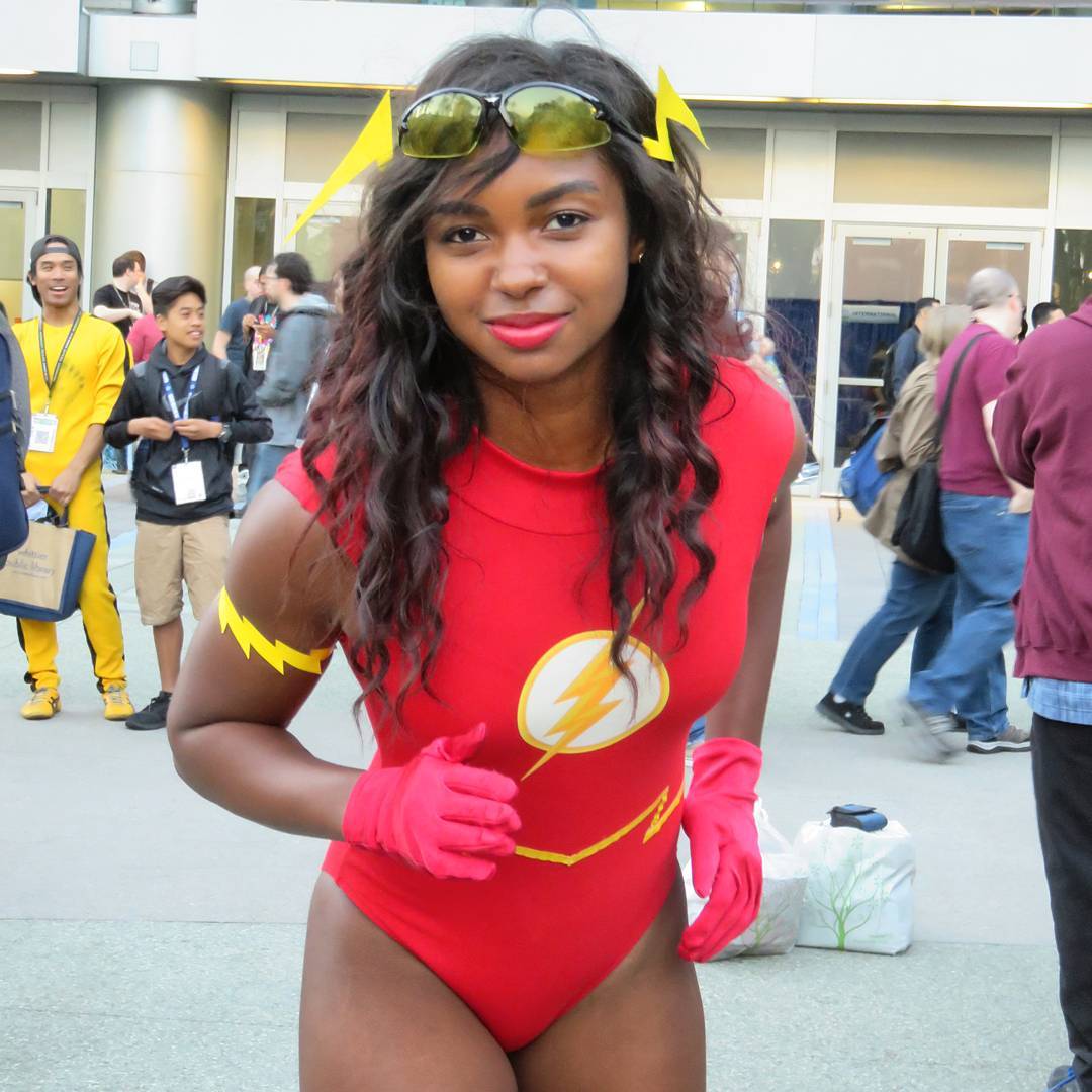 Flash cosplay at