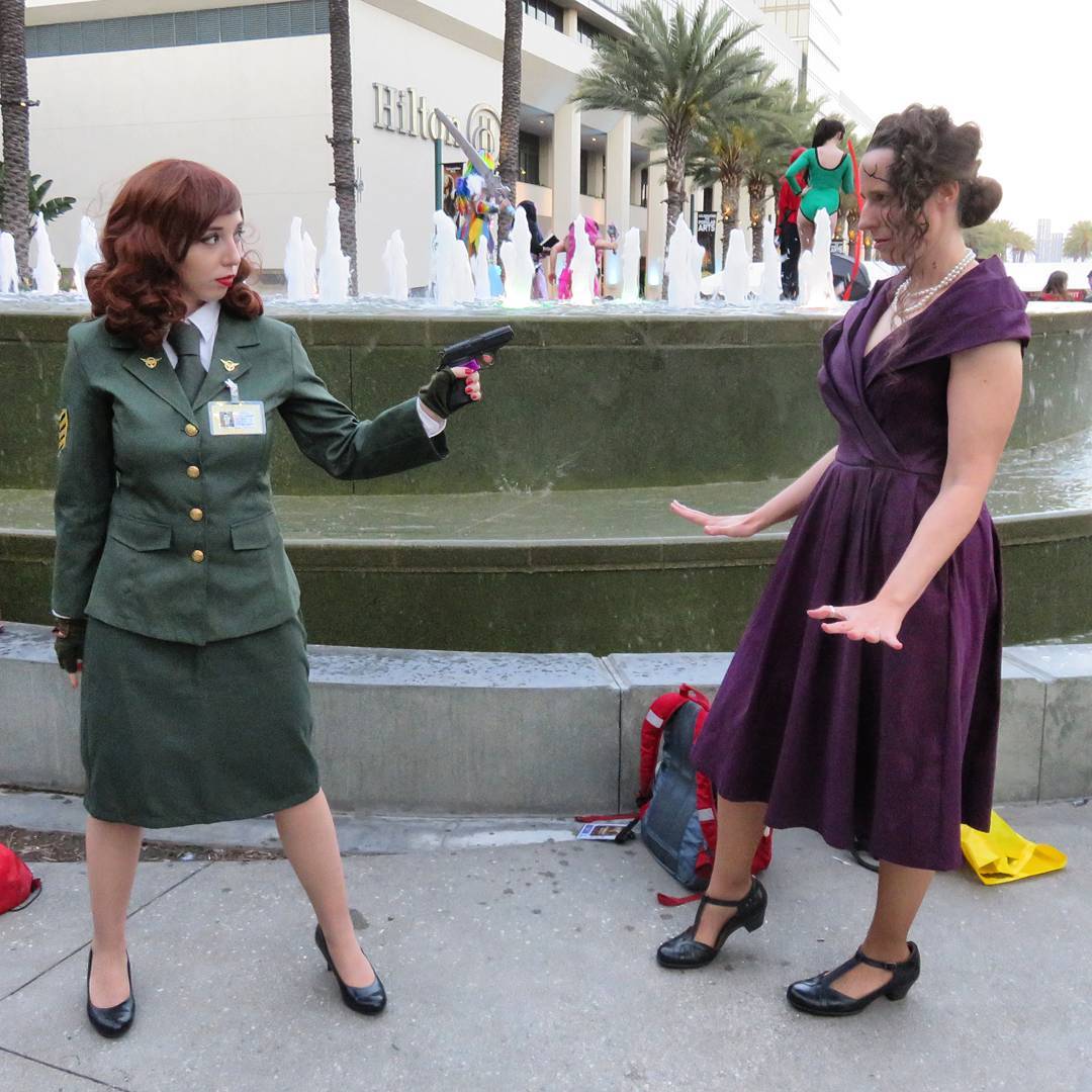 Agent Carter (unknown) vs Whitney Frost (@casualcosplaykatie