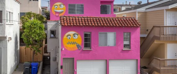 More detailed article on the Emoji house from a more local paper.