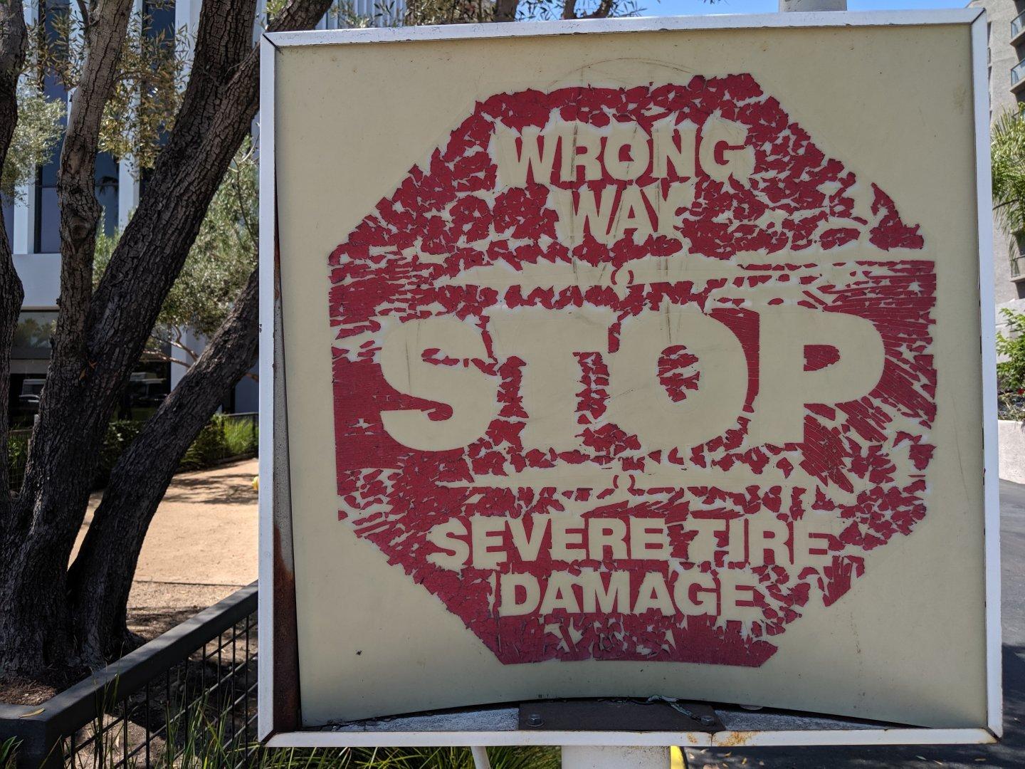 Wrong way. #decay #signs #StopSign